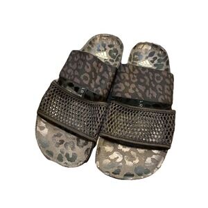 Adidas Stella McCartney black sandals Slides Size 6